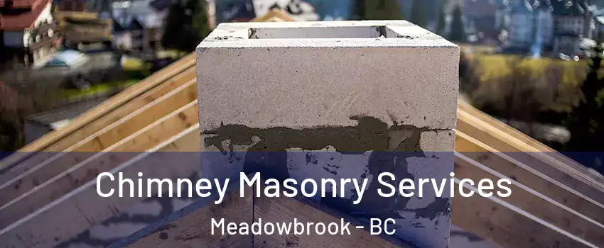  Chimney Masonry Services Meadowbrook - BC