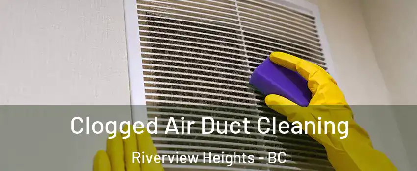  Clogged Air Duct Cleaning Riverview Heights - BC