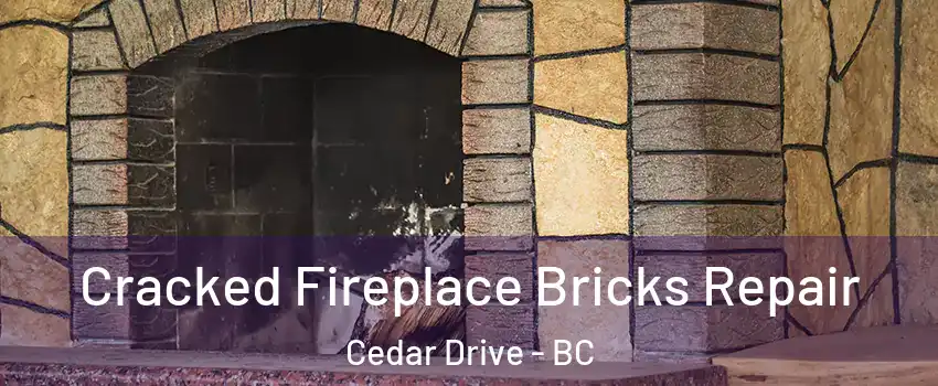 Cracked Fireplace Bricks Repair Cedar Drive - BC
