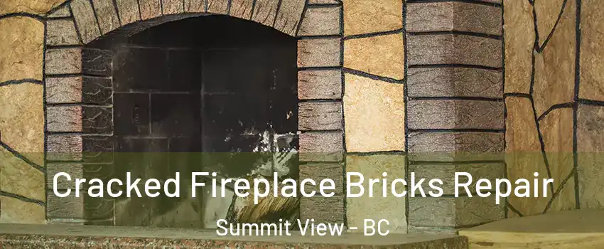 Cracked Fireplace Bricks Repair Summit View - BC