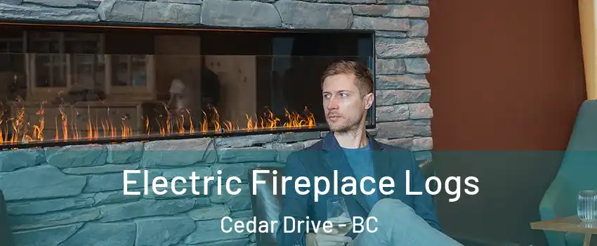 Electric Fireplace Logs Cedar Drive - BC